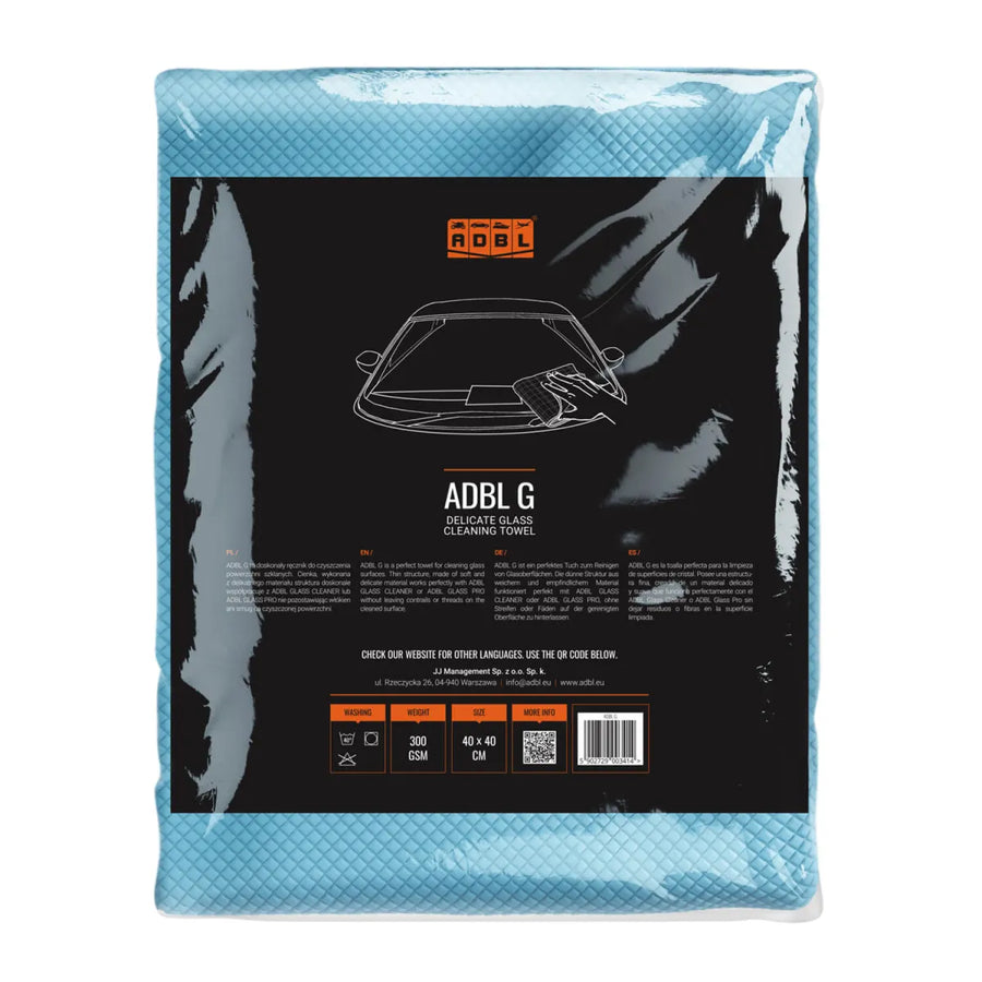 ADBL G Spezial-Glasreinigungstuch 300GSM 40×40
