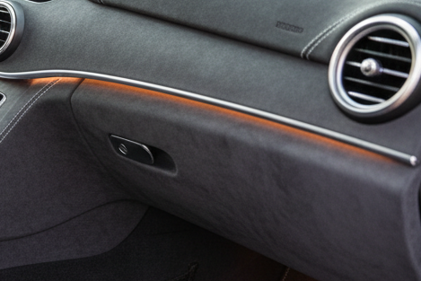 Auto innenraum alcantara