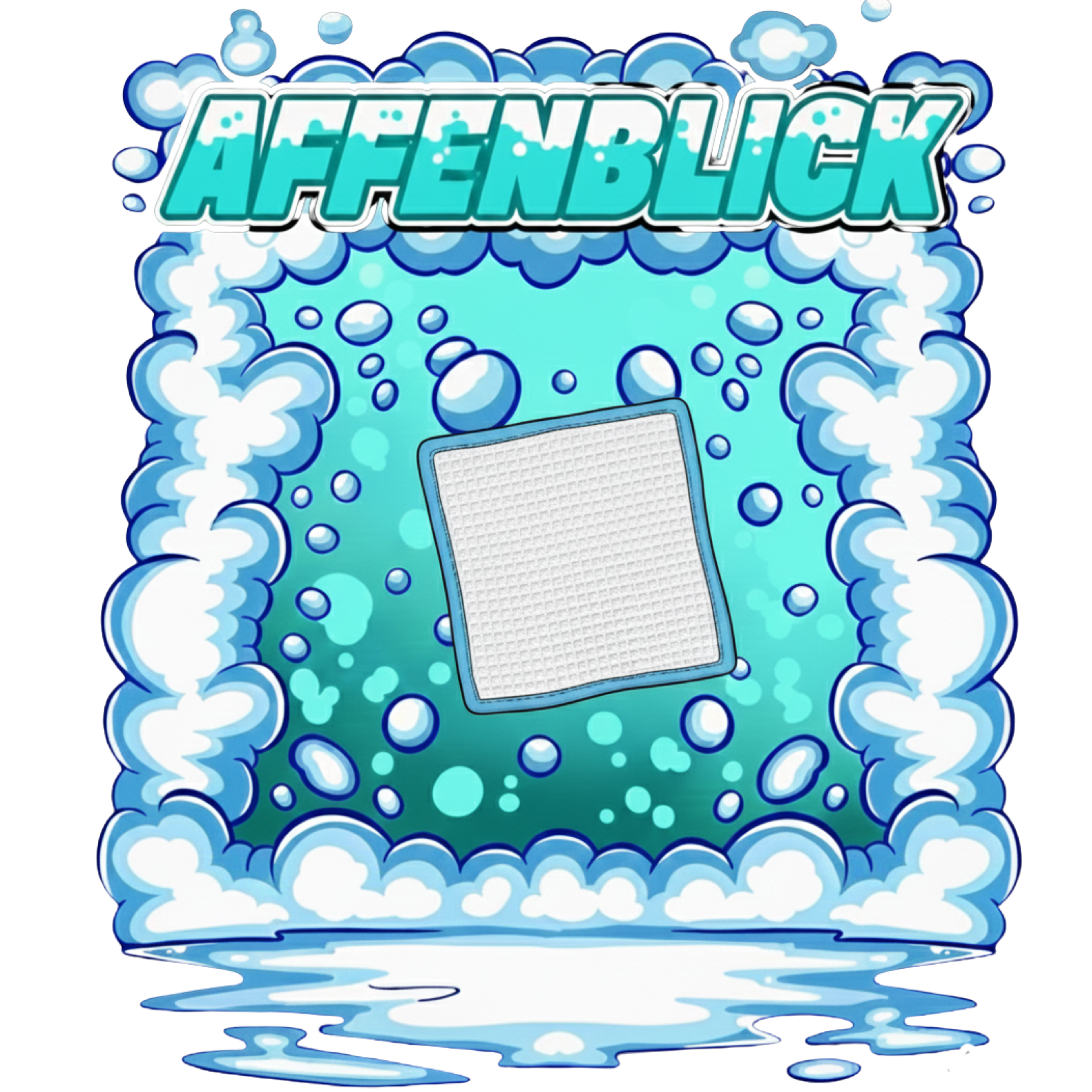 Mikrofaser Waffeltuch Scheiben AffenBlick